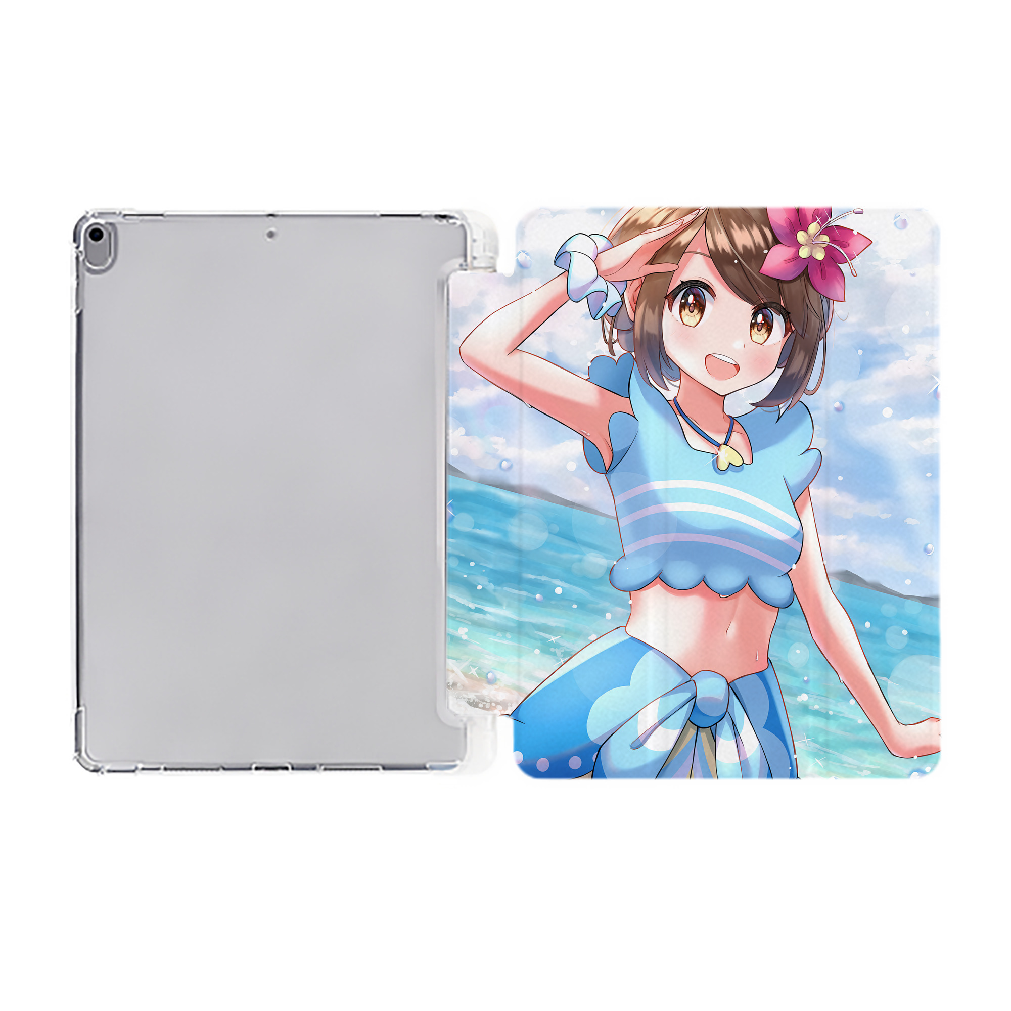 （画像用） ポケットモンスター Pokémon IPad ケース ペン収納付き 三つ折りスタンド PUレザー×シリコン 対応機種9.5/10.5/10.9インチ